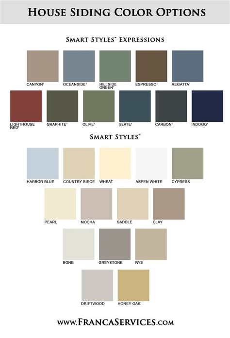 Color Options For Crane Vinyl Siding Your Siding Installers In Boston