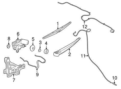 2014 2020 Ford Transit Connect Wiper Motor Bracket DT1Z 17496 A