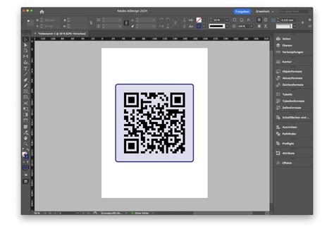 QR Code In InDesign Erstellen Bearbeiten Anleitung