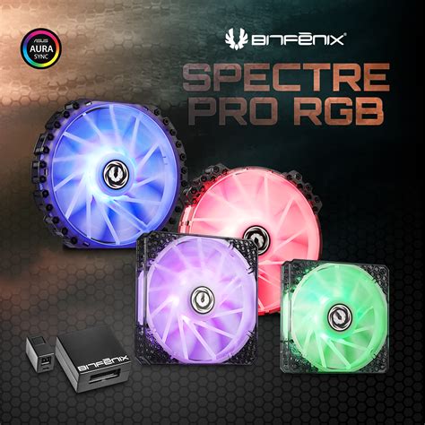 BitFenix Spectre Pro RGB Fans With ASUS Aura Sync Compatibility Now