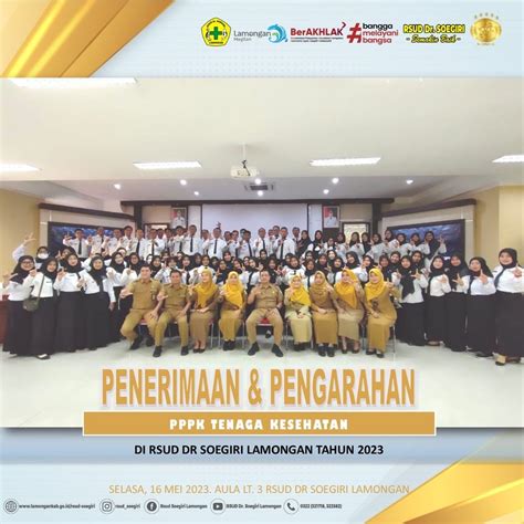 PENERIMAAN DAN PENGARAHAN PPPK KESEHATAN Rumah Sakit Umum Daerah Dr