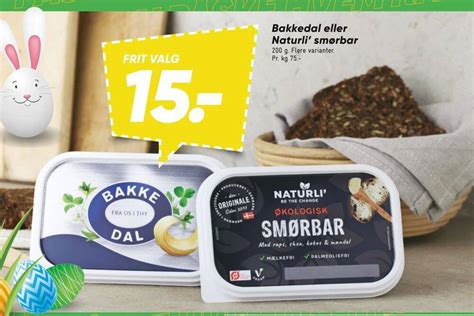 Bakkedal Eller Naturli Sm Rbar Tilbud Hos Bilka