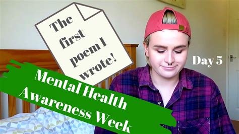 The First Spoken Word Poem I Ever Wrote Mental Health Awareness Week