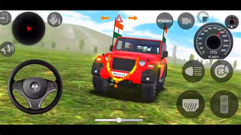 Dollar Song New Car Simulator D Mahindra Thar Driving Indian Car