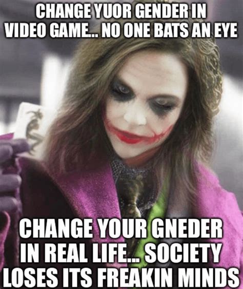 Trans Joker 😳 😳 😳 Rokbuddyhetero