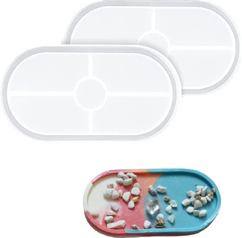 Transparent Silicone Coaster Mold Moule Resine Epoxy Plateau Moule