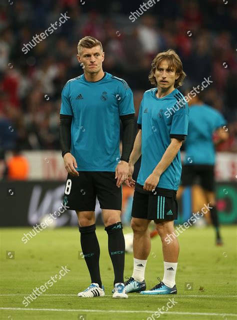 Toni Kroos Luka Modric Uefa Cl Editorial Stock Photo Stock Image