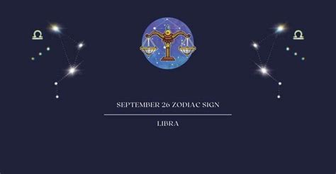 September 26 Zodiac Sign | What Zodiac Sign is September 26th