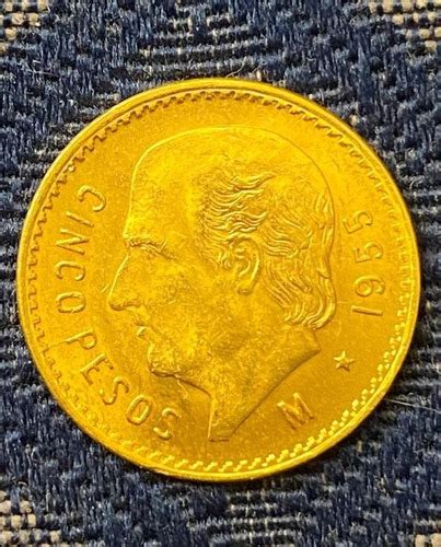 Moneda De Oro 5 Pesos Mexicanos 1955 Cuotas sin interés