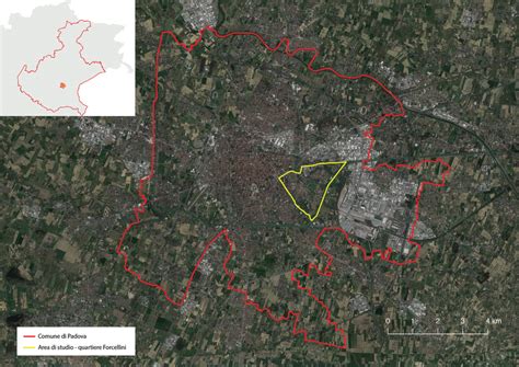 Inquadramento Territoriale Del Quartiere Forcellini Nel Comune Di