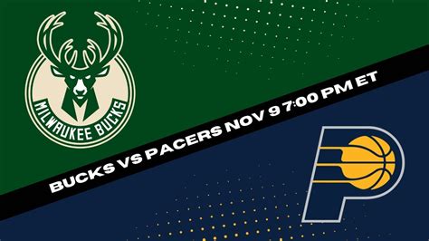 Milwaukee Bucks Vs Indiana Pacers Nba Picks And Predictions For 11 9