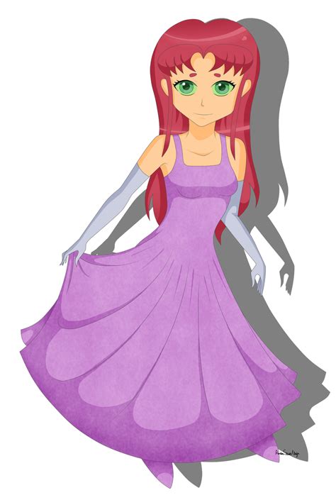 Starfire Prom Dress By Randomsilentninja On Deviantart