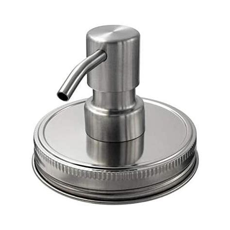 5 Stainless Steel Soap Pump Lid Hand Soap Pump Top Dispenser Pump