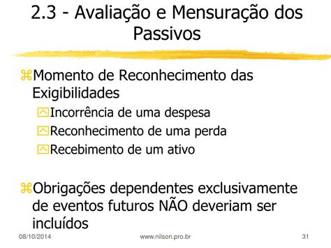 PPT ATIVOS PASSIVOS PATRIMÔNIO LIQUIDO RECEITAS E DESPESAS