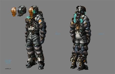 Eva Suit Concept Art by Visceral Games at deadspace.com | Dead space suits, Dead space, Space armor