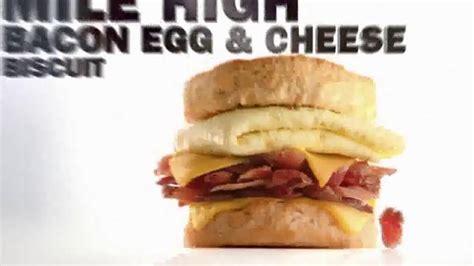 Carls Jr Mile High Bacon Egg And Cheese Biscuit Tv Commercial Made