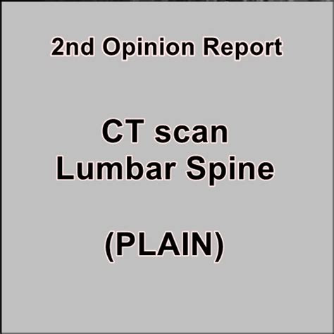 CT scan Lumbar Spine (Plain) – Target Radiology