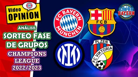 BAYERN MUNICH BARCELONA E INTER POR EL PASE A 8VOS ANALISIS SORTEO