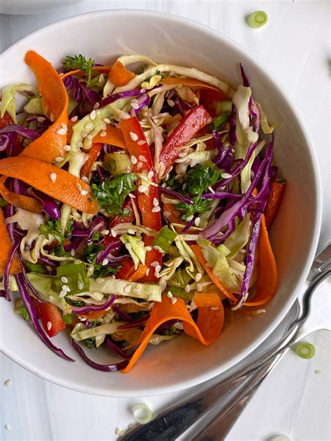 Asian Slaw Salad Recipe Paleo Vegan Bake It Paleo