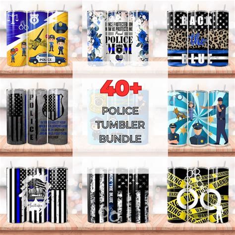 Police Wife Tumbler Etsy