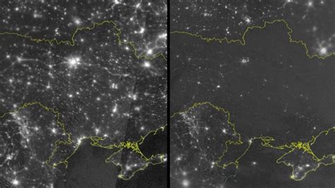 Remarkable Photos Show What Blackout In Ukraine Looks Like From Space Cnn