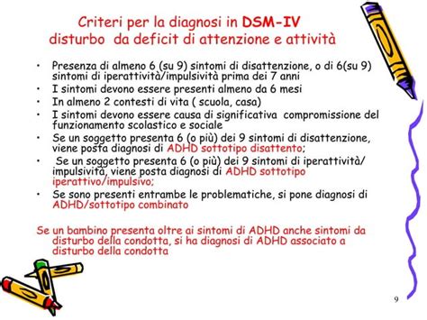 Adhd Caratteristiche Del Disturbo Ppt