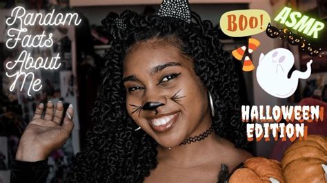 Random Facts About Me Asmr Halloween Edition Pumpkin Tapping