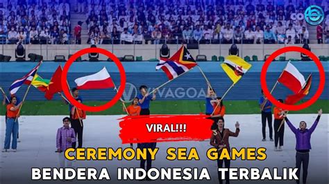 Terulang Lagi Viral Bendera Indonesia Terbalik Saat Ceremony Sea