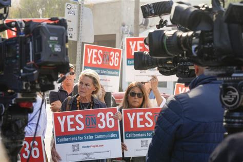 California Voters Approve Anti Crime Ballot Measure Prop 36 Los