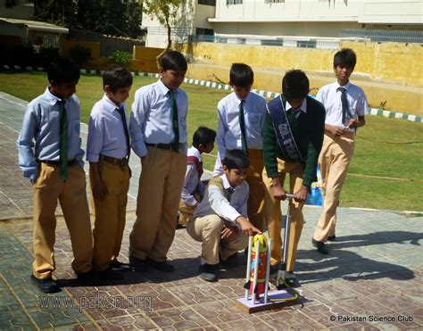 Water Rocket Competition in Sarfaraz Pilot School – Pakistan Science Club