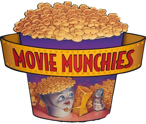 Movie Munchies Double-Sided Die-Cut Foamboard Sign