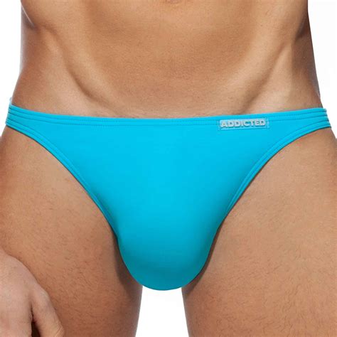 Addicted Slip De Bain Bikini Mini Bleu Turquoise INDERWEAR