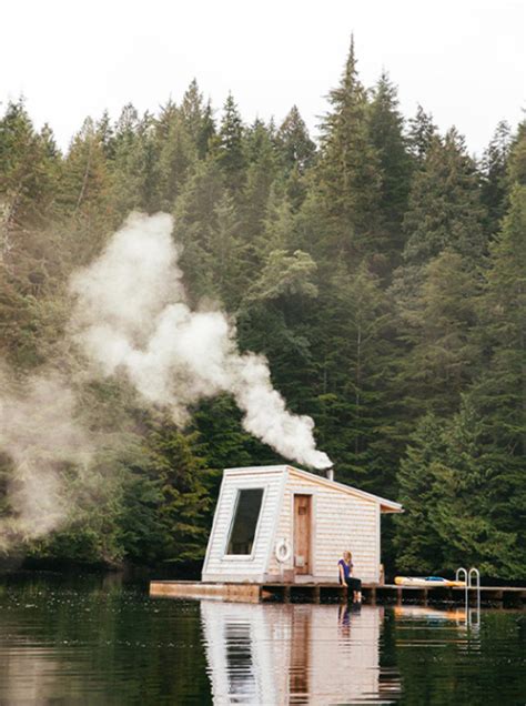 Floating Cabins With Relaxing Spa In Nature | HomeMydesign