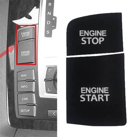 Engine Ignition Start Stop Switch Button Sticker Repair Kit For Q