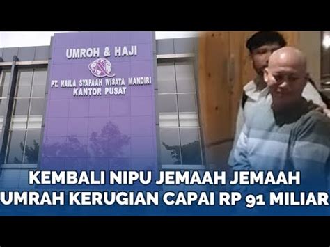 Tak Tobat Pasangan Suami Istri Ini Kembali Lakukan Penipuan Jemaah