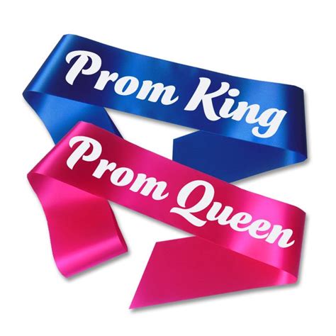 Prom King and Queen Sash Bundle - SASHES UK