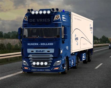 Daf Xf 116 De Vries Trailer 146 Ets2 Mods Euro Truck Simulator