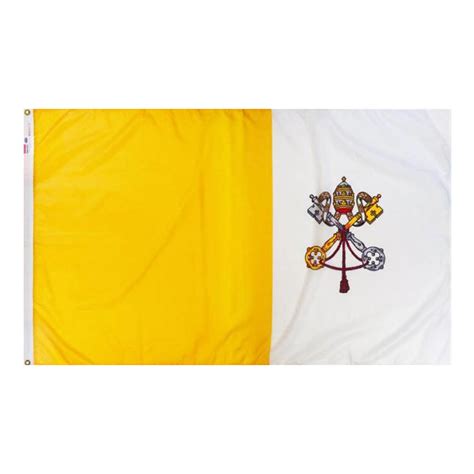 Outdoor Papal Flag With Three Size Options St Patricks Guild