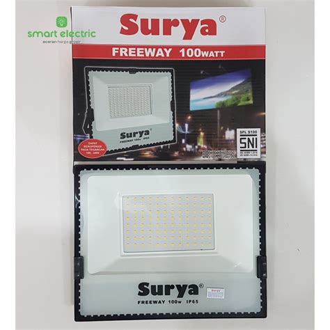 Jual Lampu Sorot Led Surya Freeway Watt Flood Light Ip Lampu