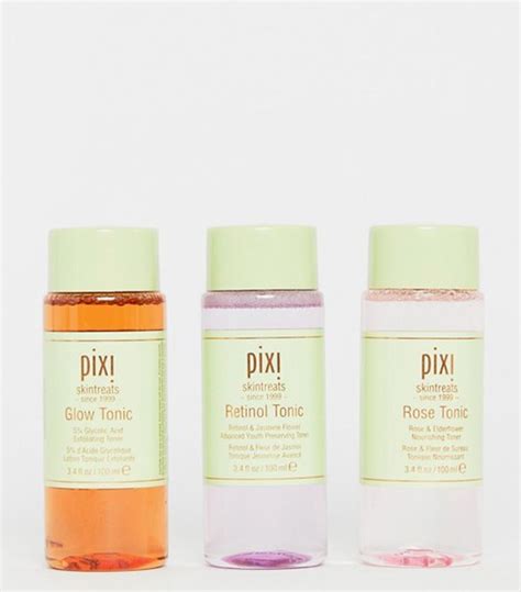 Pixi Exclusive Trio Of Tonics Tonic Pale Skin Makeup Lotion Pixi