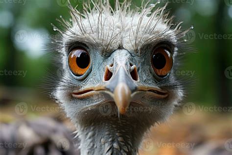 Funny ostrich face closeup and portrait. 26442250 Stock Photo at Vecteezy