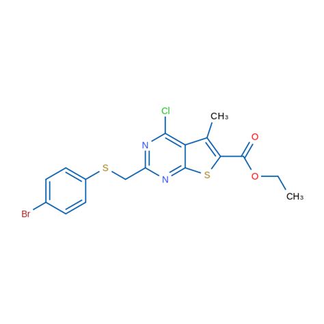 Ethyl Bromophenyl Sulfanyl Methyl Chloro