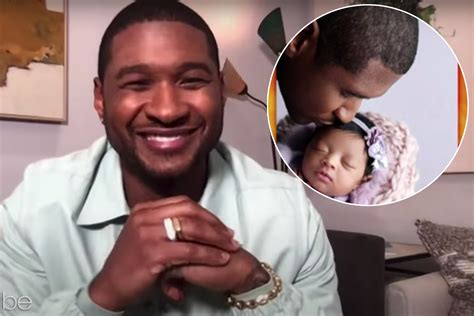 Usher shares sweet snap of newborn daughter