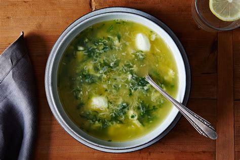 A Lighter Spinach And Parmesan Egg Drop Soup Recipe On Food52