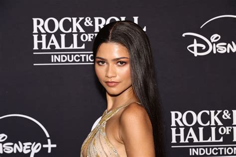 Zendaya Turns Heads At The Rock And Roll Hall Of Fame Induction