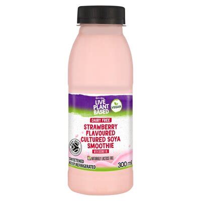 Pnp Live Well Dairy Free Strawberry Flavoured Cultured Soya Smoothie