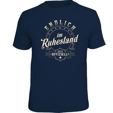 Renten T Shirt Endlich Ruhestand Shirts Rentner Renteneintritt Pension