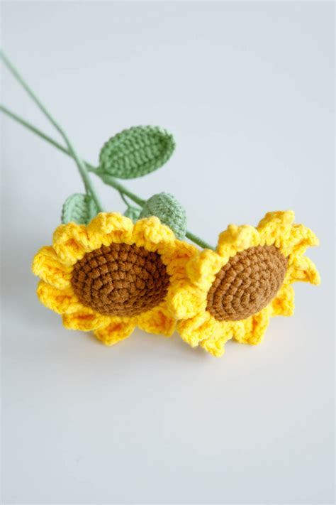 Easy Sunflower Bouquet Kit With Pdf Pattern Hookok