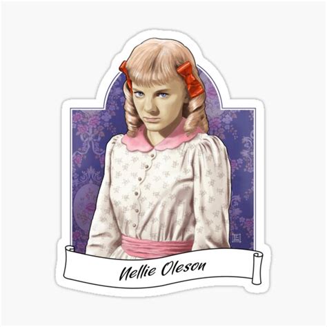 "Miss Nellie Oleson" Sticker for Sale by erikebec | Redbubble