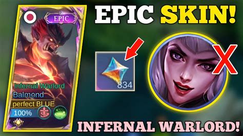 Balmond Epic Skin Infernal Warlord Mlbb Promo Diamonds Mlbb